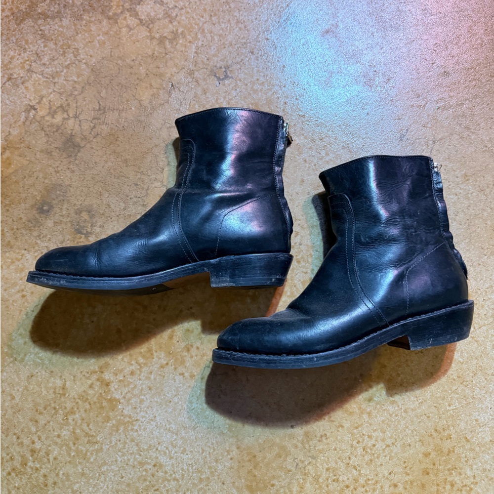 rag&bone Black Leather Ankle Boots